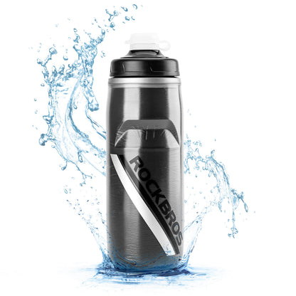 620 ml cycling bottle, sports bottle with 5-hour cooling function, ROCKBROS