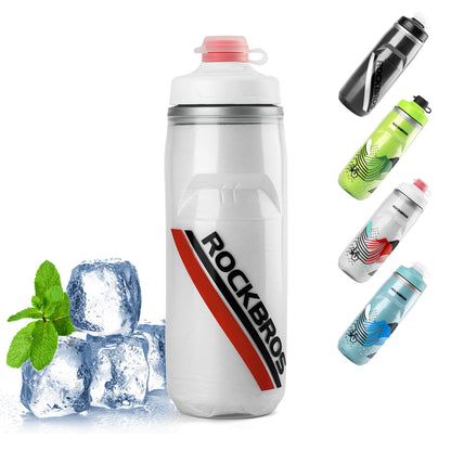 620 ml cycling bottle, sports bottle with 5-hour cooling function, ROCKBROS