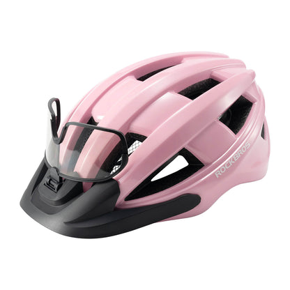 ROCKBROS Fahrradhelm mit Rücklicht 55-61cm