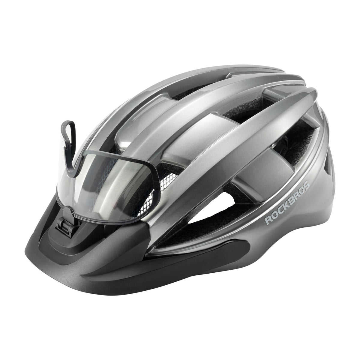 ROCKBROS Fahrradhelm mit Rücklicht 55-61cm