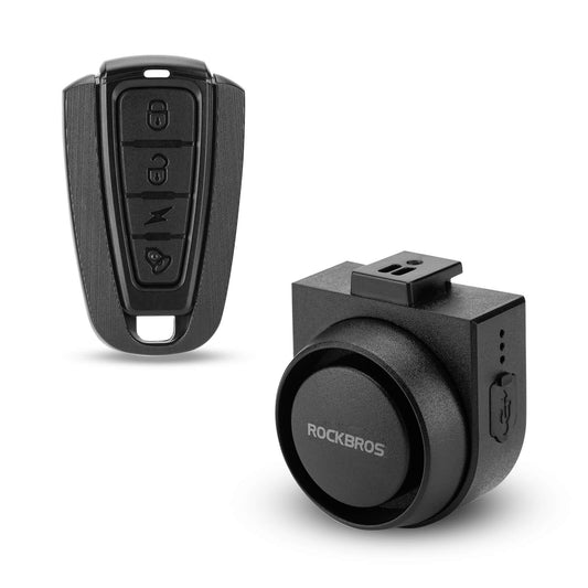 Wireless Electric Bicycle Bell with Warning Siren, IPX5, ROCKBROS