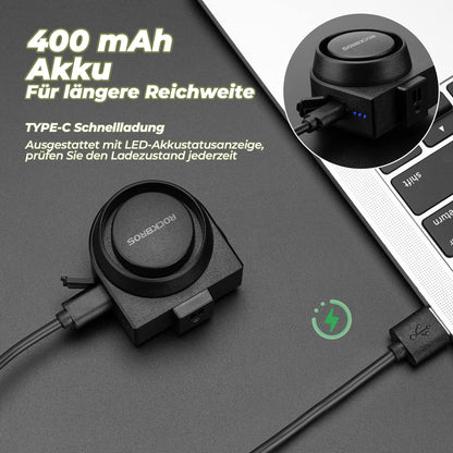 Wireless Electric Bicycle Bell with Warning Siren, IPX5, ROCKBROS