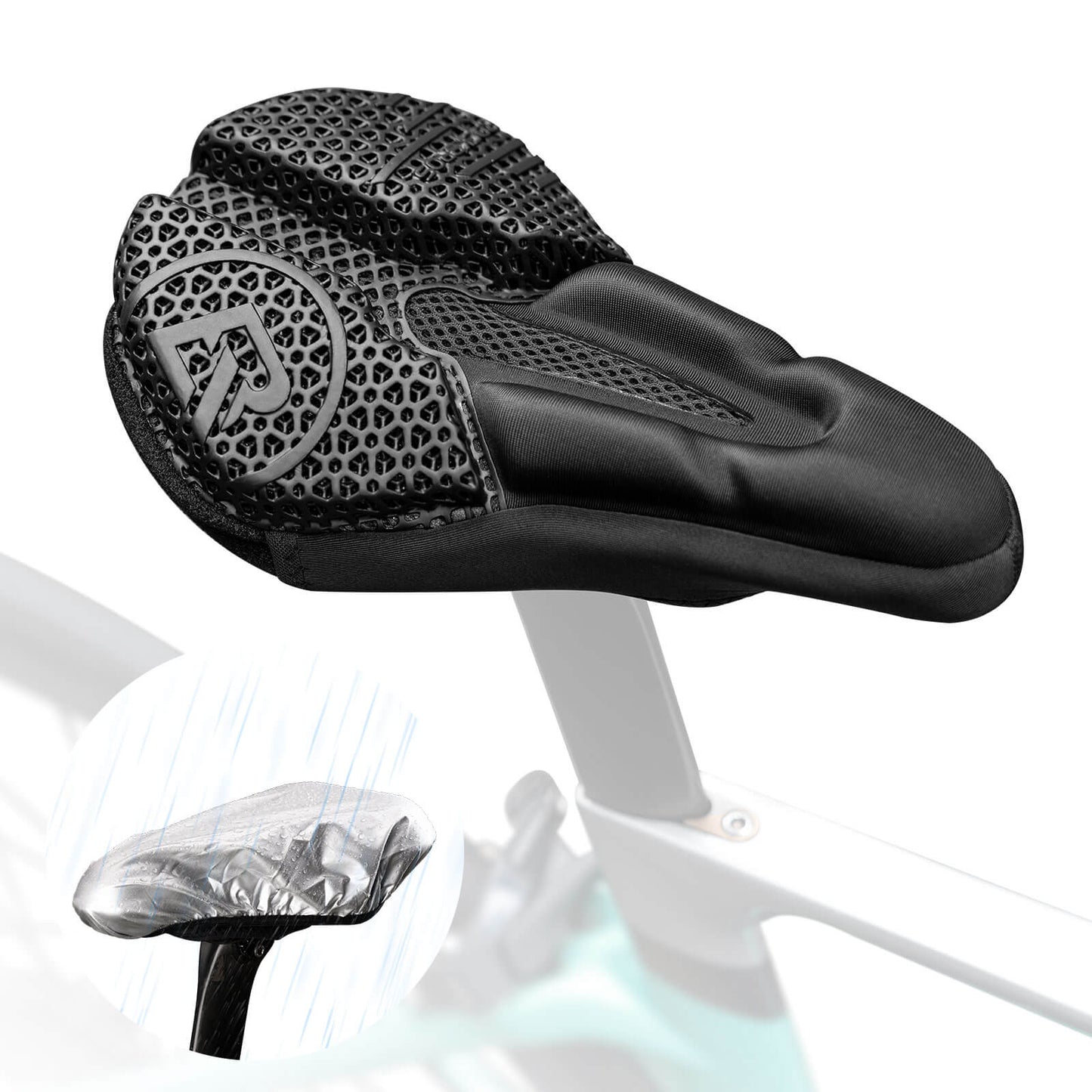 Bicycle seat cover, saddle cover, 3D shock-absorbing padding, ROCKBROS