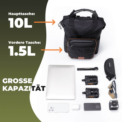 ROCKBROS Fahrradtasche Lenkertasche für Brompton 10L+1.5L