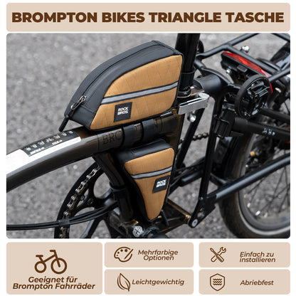 Bicycle frame bag, triangular bag for Brompton 0.25/0.3L ROCKBROS