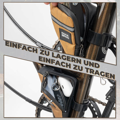 Bicycle frame bag, triangular bag for Brompton 0.25/0.3L ROCKBROS