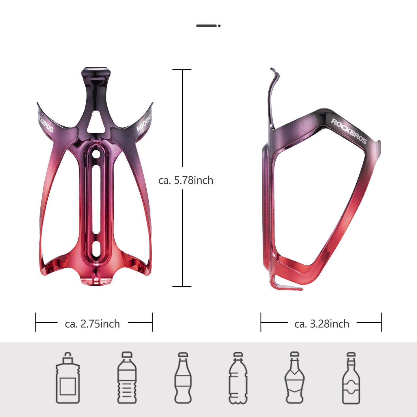 Bicycle bottle holder, drink holder, lightweight 30g, ROCKBROS
