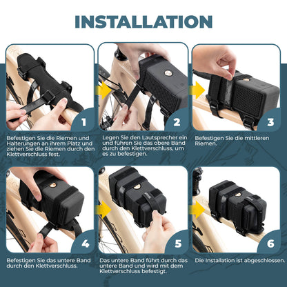 Bottle holder, bicycle speaker mount, adjustable strap, ROCKBROS