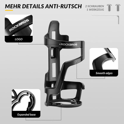 Bottle holder, bicycle accessory, lightweight, sturdy, ROCKBROS