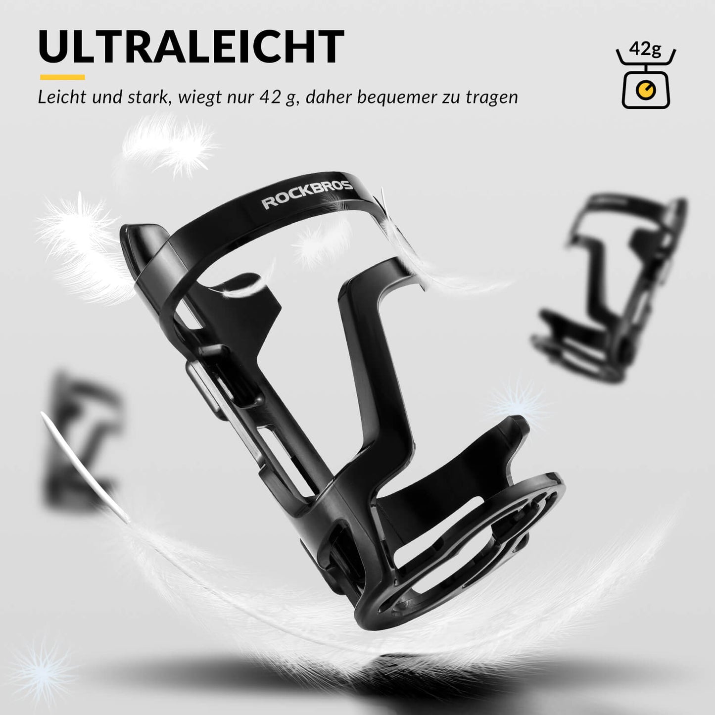 Bottle holder, bicycle accessory, lightweight, sturdy, ROCKBROS