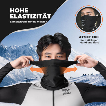 Half balaclava tube scarf, breathable and elastic, for cycling and climbing, ROCKBROS
