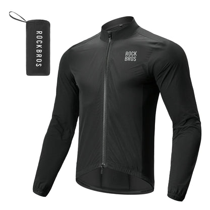 ROCKBROS Herren Leichte Fahrradjacke Atmungsaktiv Frühling