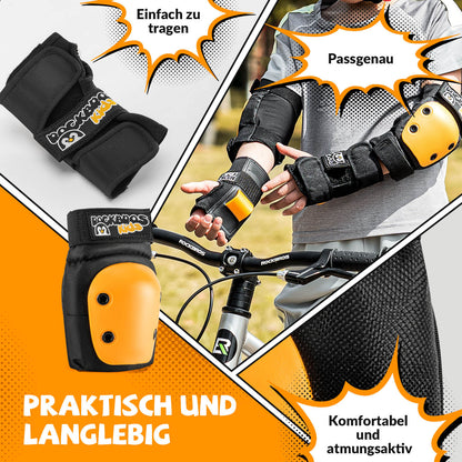Kids' Knee Pads 6-in-1 Comfort Protector Set Bicycle Sports Protectors ROCKBROS
