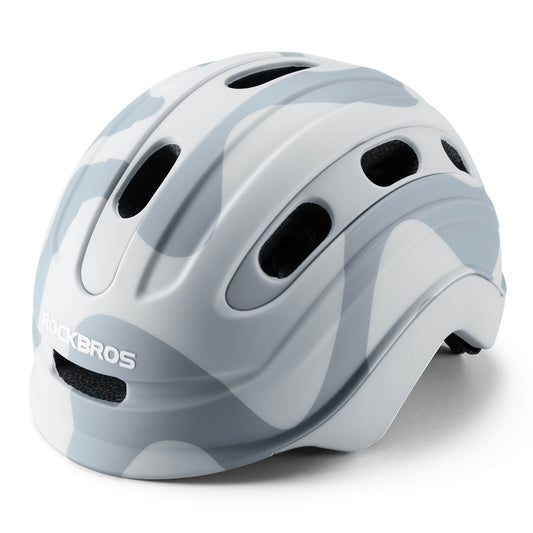 ROCKBROS Kinderhelm Rücklicht-Kompatibel 54–58 cm 6–18 Jahre