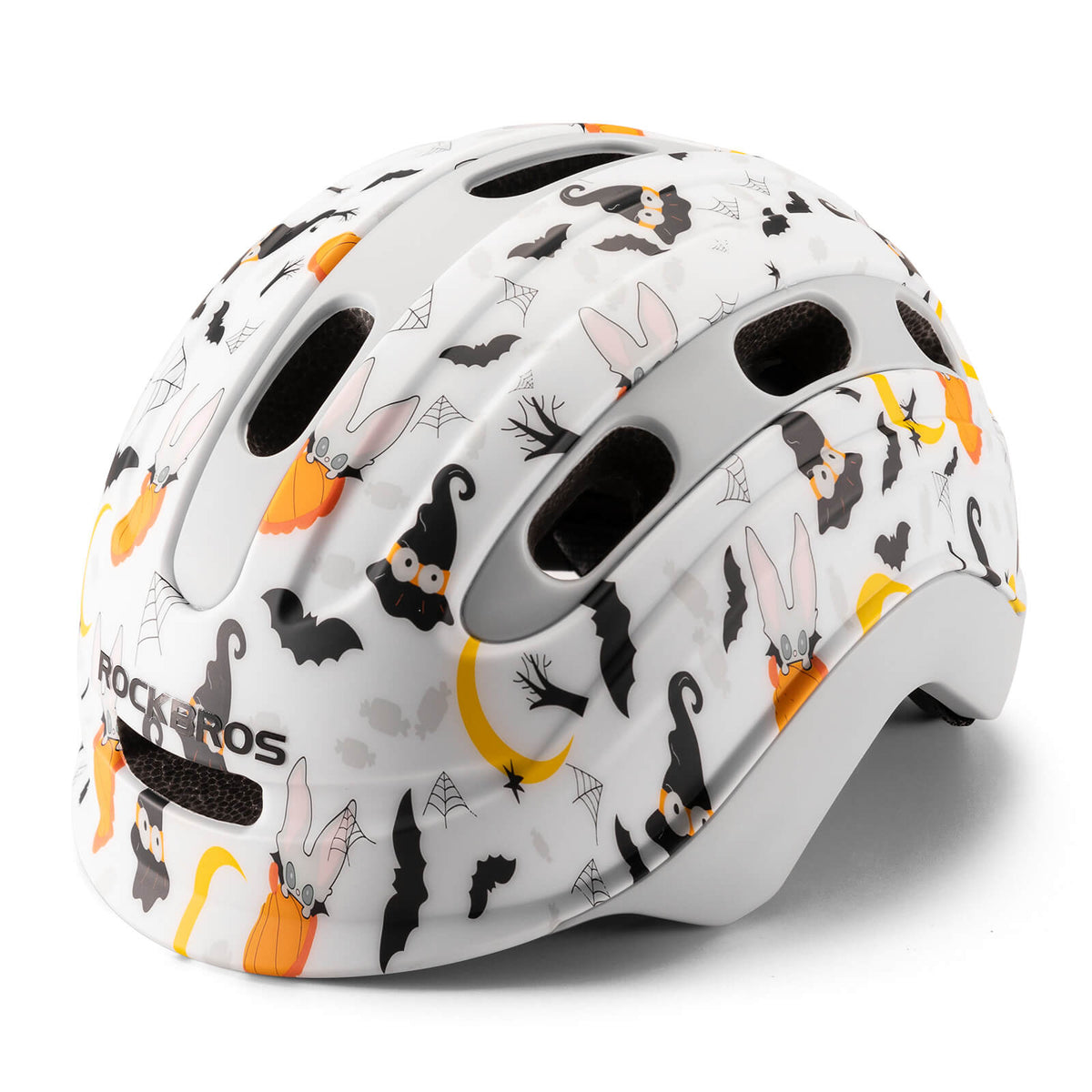 ROCKBROS Kinderhelm Rücklicht-Kompatibel 54–58 cm 6–18 Jahre