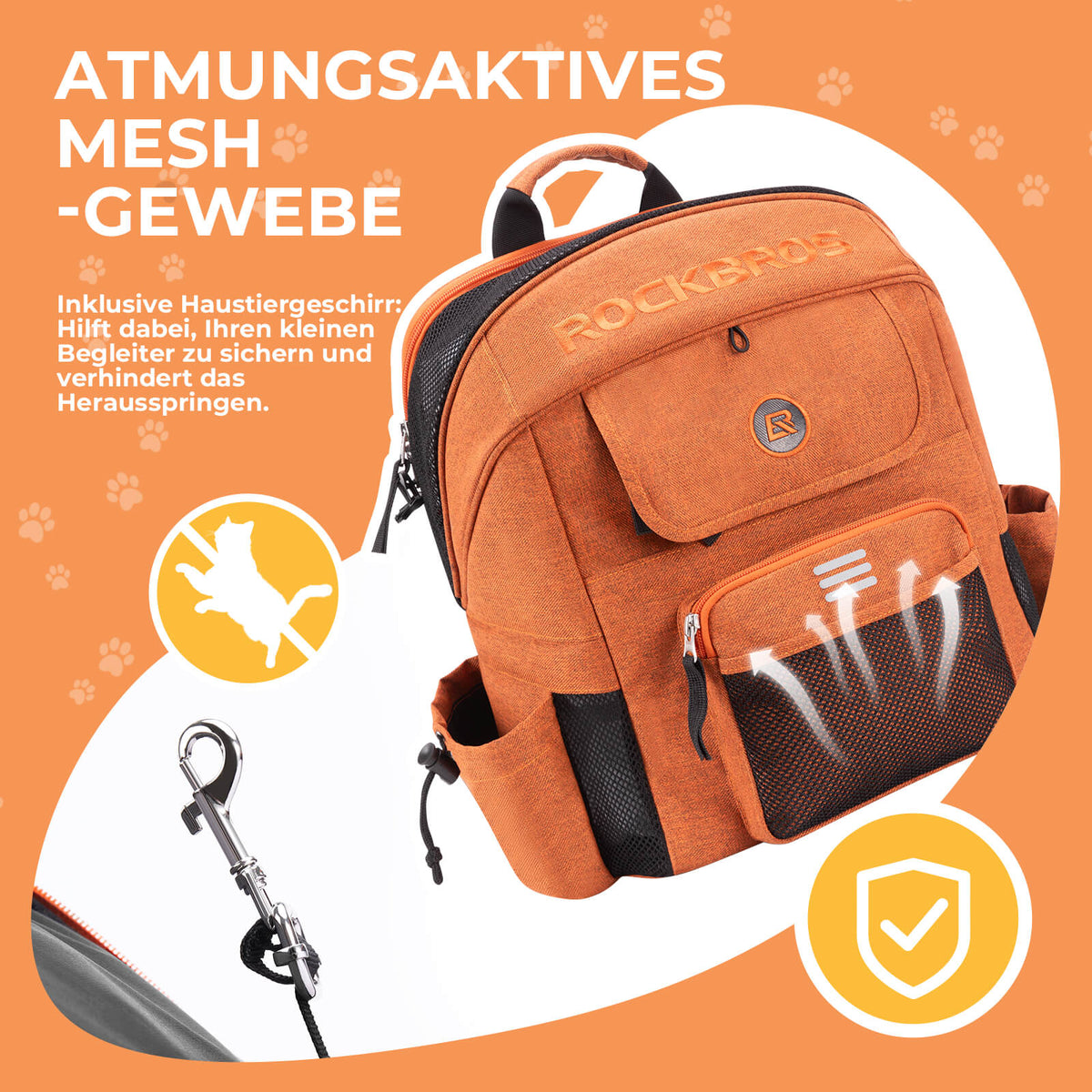 ROCKBROS Lenkertasche Haustiertasche für Brompton/Klapprad 21 L