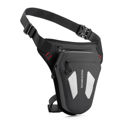 Motorcycle leg bag, leg pouch, hip bag with shoulder straps, ROCKBROS