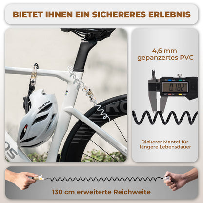 Multifunctional bicycle lock, children's combination lock, helmet lock, ROCKBROS