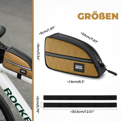 ROCKBROS Oberrohrtasche 0,8L Leicht für Klapprad Falträder