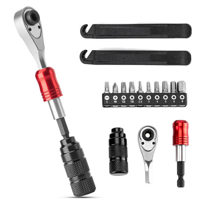 Ratchet Wrench Set 1/4 Inch Mini Repair Tool ROCKBROS
