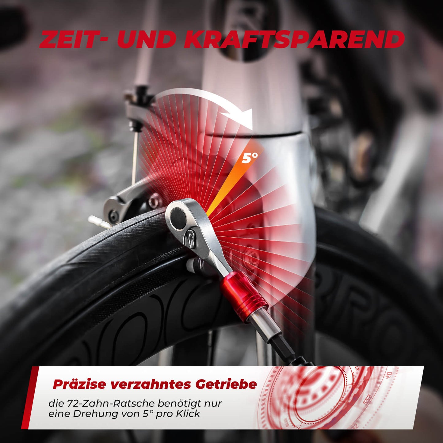 Ratchet Wrench Set 1/4 Inch Mini Repair Tool ROCKBROS