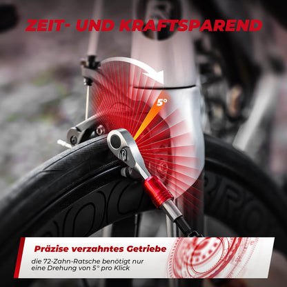 Ratchet Wrench Set 1/4 Inch Mini Repair Tool ROCKBROS