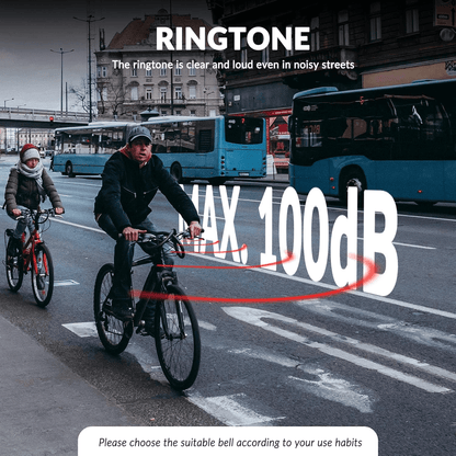 ROCKBROS Rennrad Fahrradklingel 100dB für gebogene Lenker 22,2mm