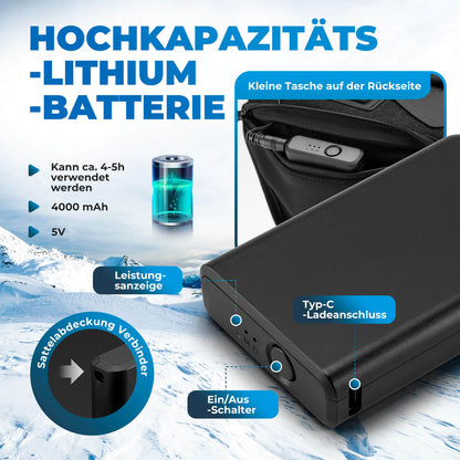 Heated saddle cover with quick-release fasteners for MTB, road bike, and e-bike by Rockbros