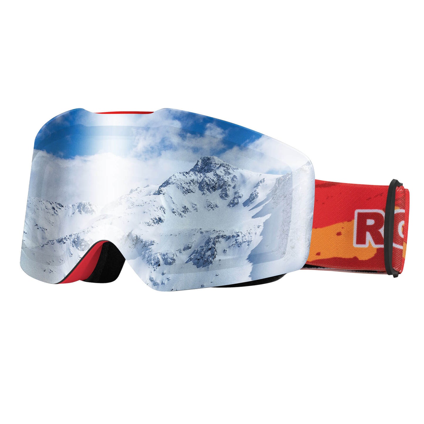 Ski goggles, snow goggles, polarized, helmet-compatible sports goggles, skiing, ROCKBROS