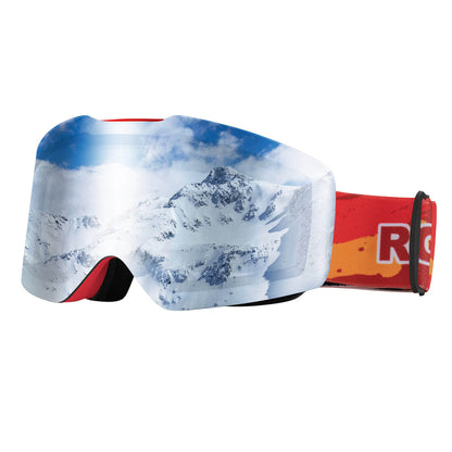 Ski goggles, snow goggles, polarized, helmet-compatible sports goggles, skiing, ROCKBROS