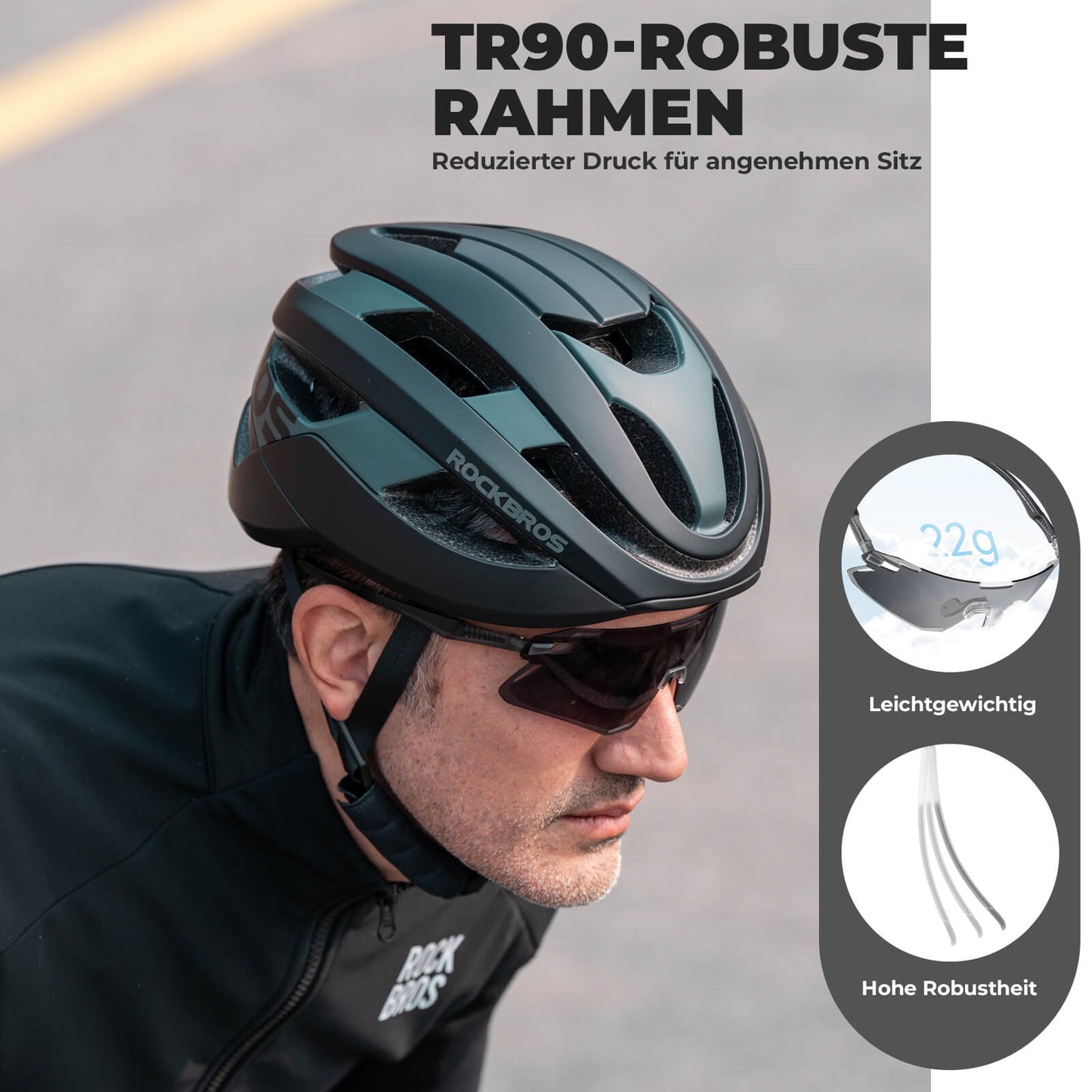 Sunglasses, windproof cycling glasses for outdoor sports, ROCKBROS