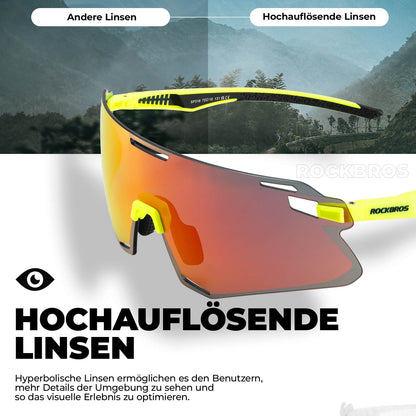 Sunglasses, windproof cycling glasses for outdoor sports, ROCKBROS