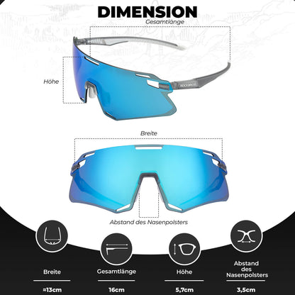 Sunglasses, windproof cycling glasses for outdoor sports, ROCKBROS