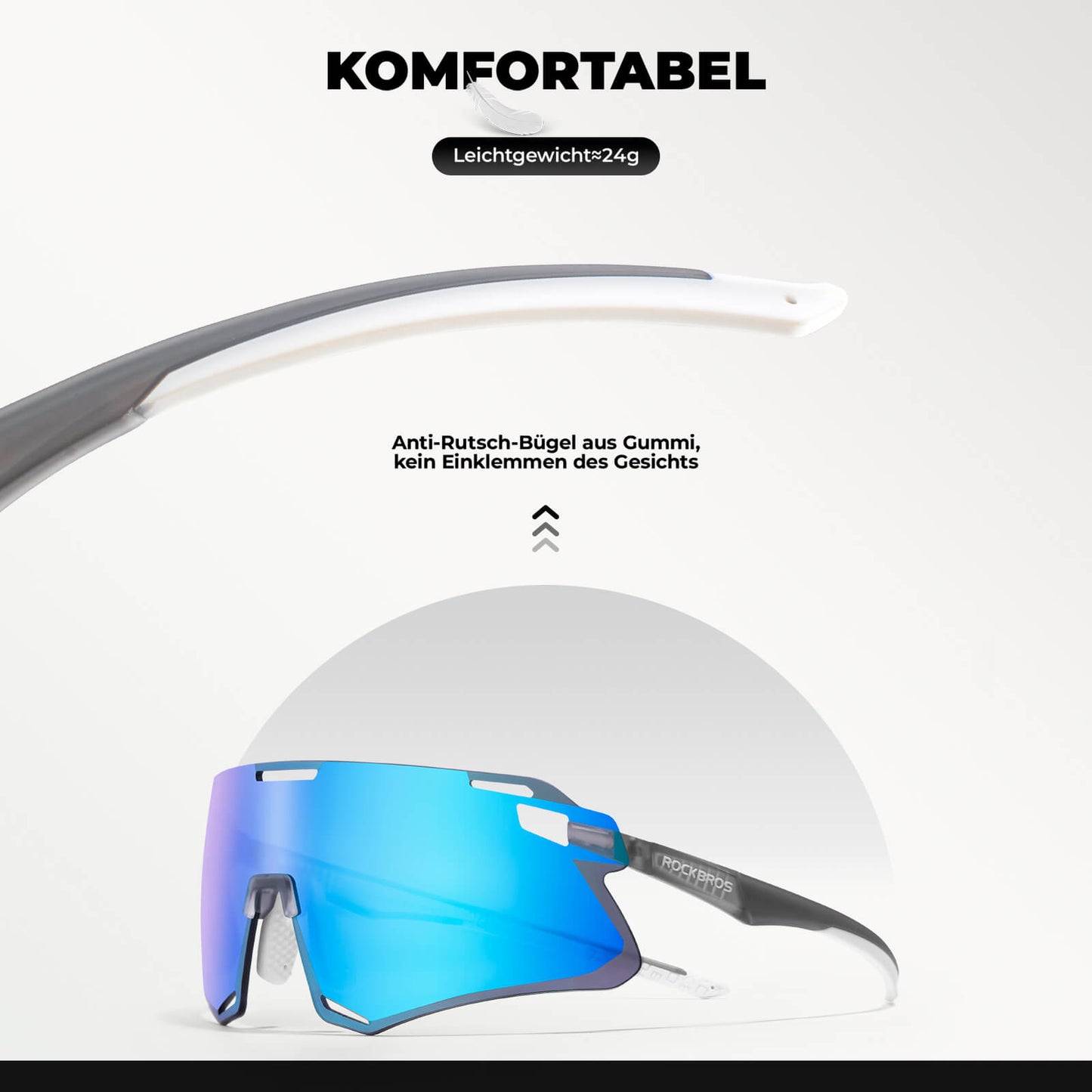 Sunglasses, windproof cycling glasses for outdoor sports, ROCKBROS