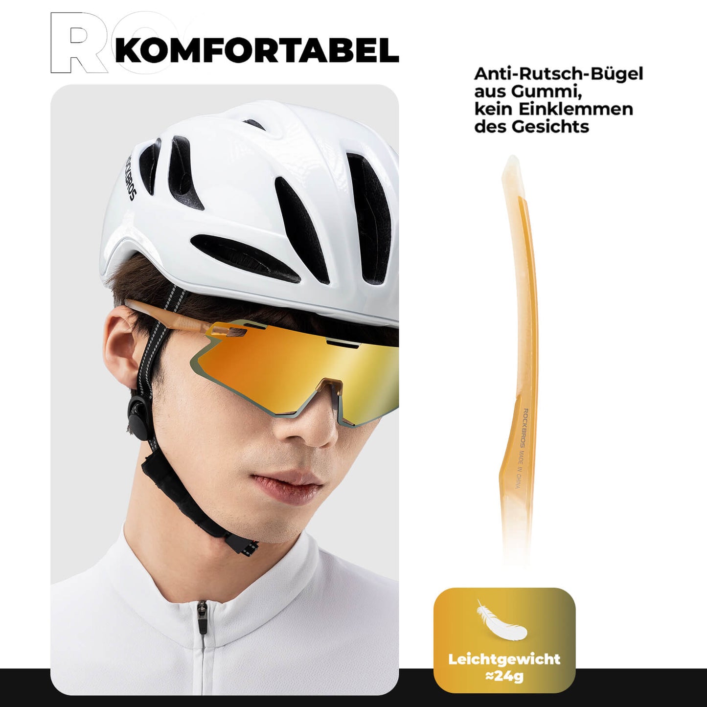 Sunglasses, windproof cycling glasses for outdoor sports, ROCKBROS