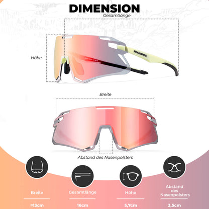 Sunglasses, windproof cycling glasses for outdoor sports, ROCKBROS