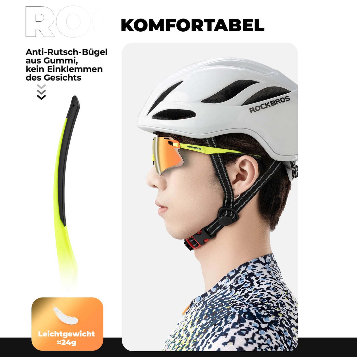 Sunglasses, windproof cycling glasses for outdoor sports, ROCKBROS