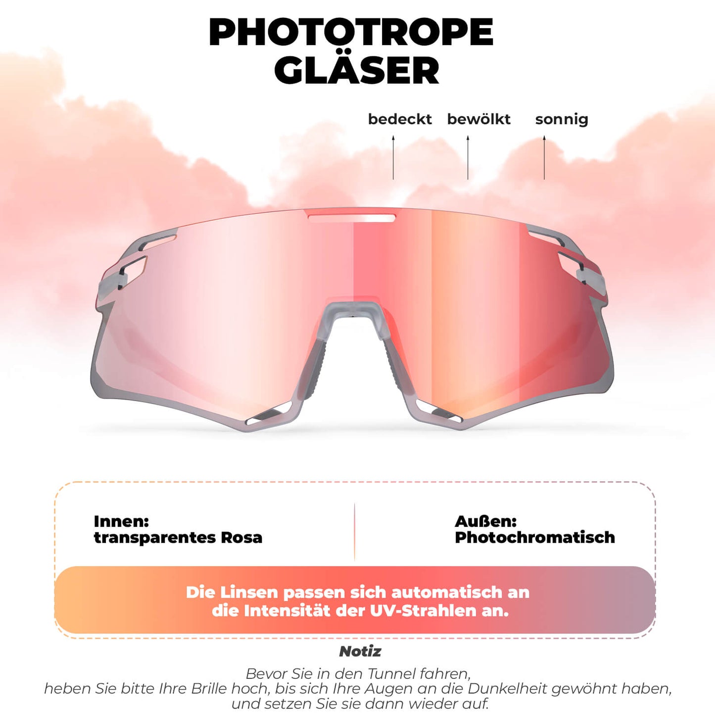 Sunglasses, windproof cycling glasses for outdoor sports, ROCKBROS