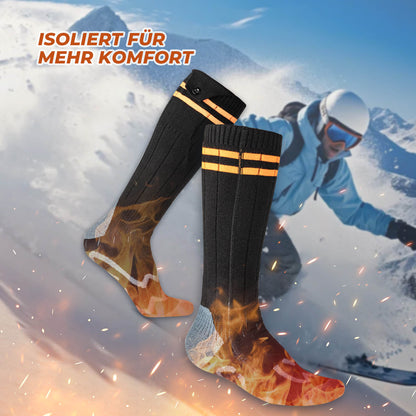 Sports socks, cycling socks, winter heated socks, rechargeable 5000mAh ROCKBROS