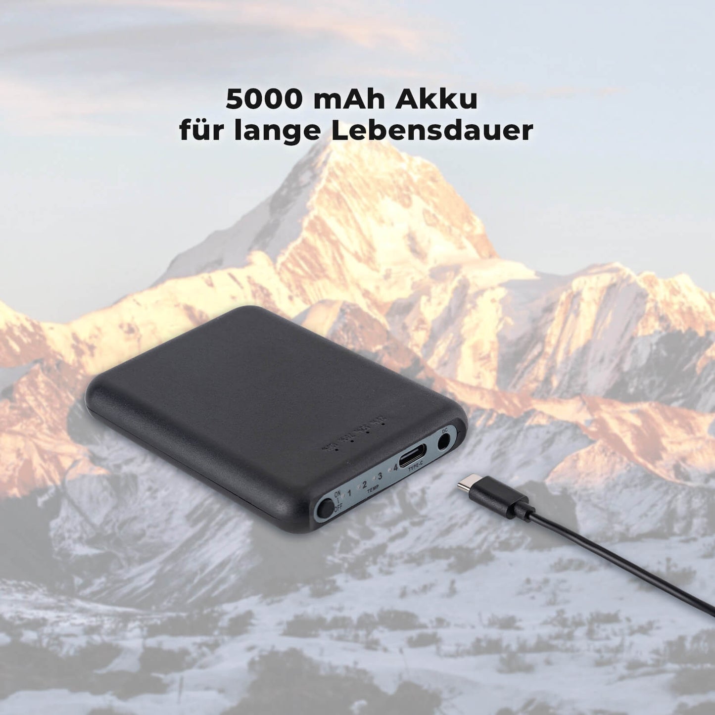 Sports socks, cycling socks, winter heated socks, rechargeable 5000mAh ROCKBROS