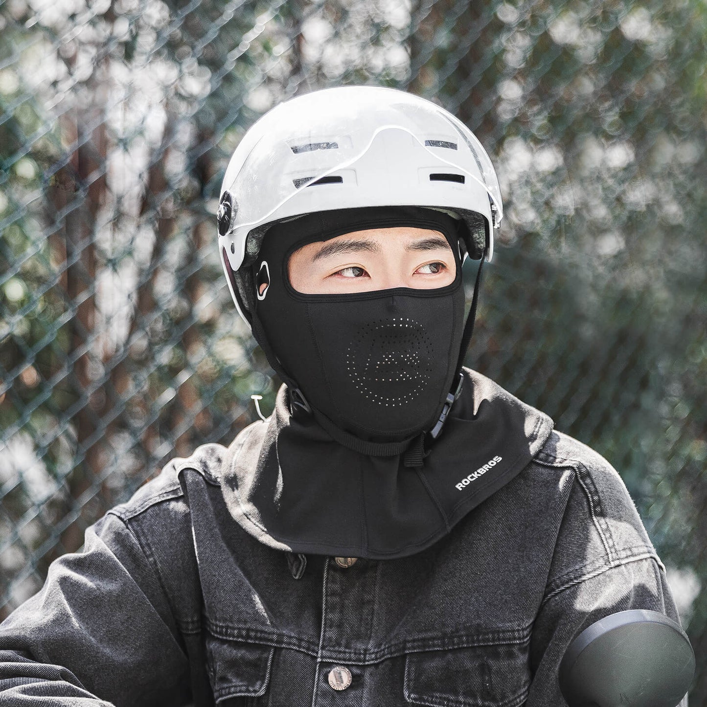 Balaclava face mask, autumn/winter, warm, with glasses hole, ROCKBROS