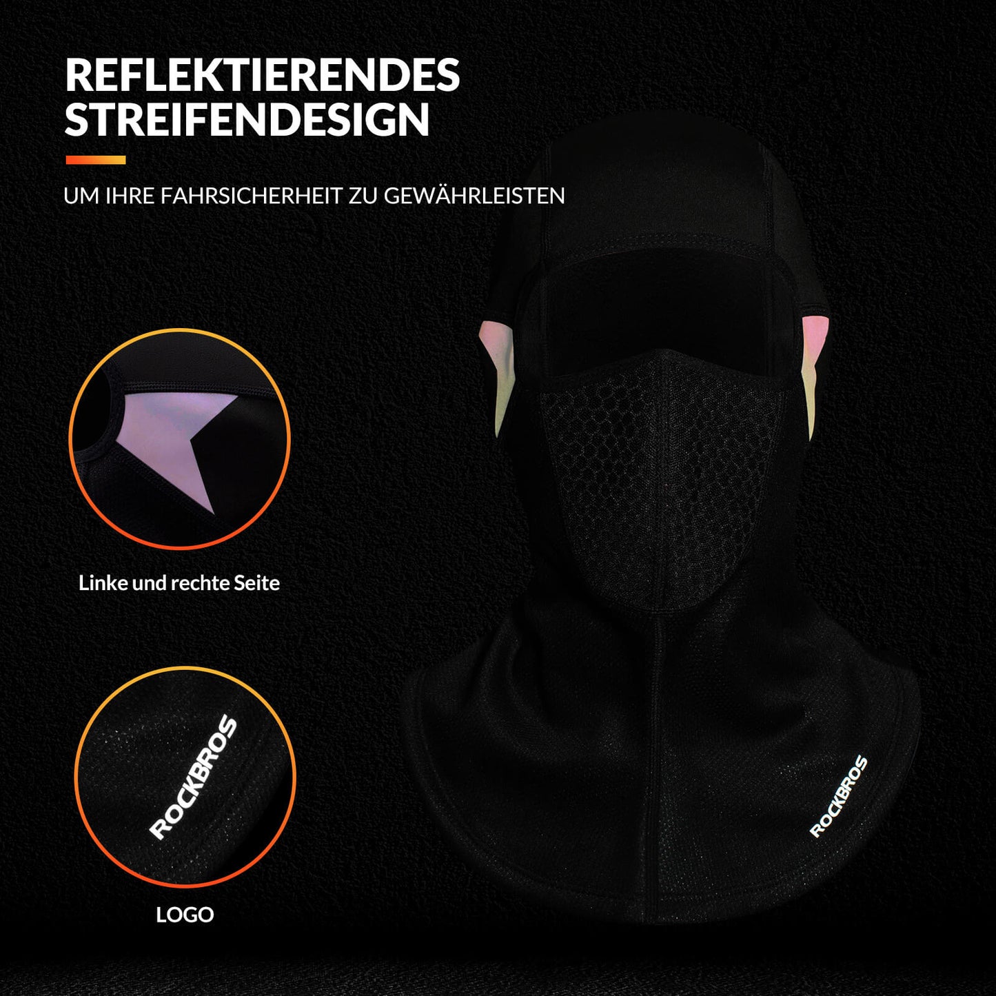Winter Balaclava Face Mask Warm Windproof ROCKBROS