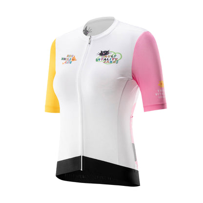 TVI Women's Short Sleeve Cycling Jersey, Cycling Clothing, Quick-Drying, ROCKBROS