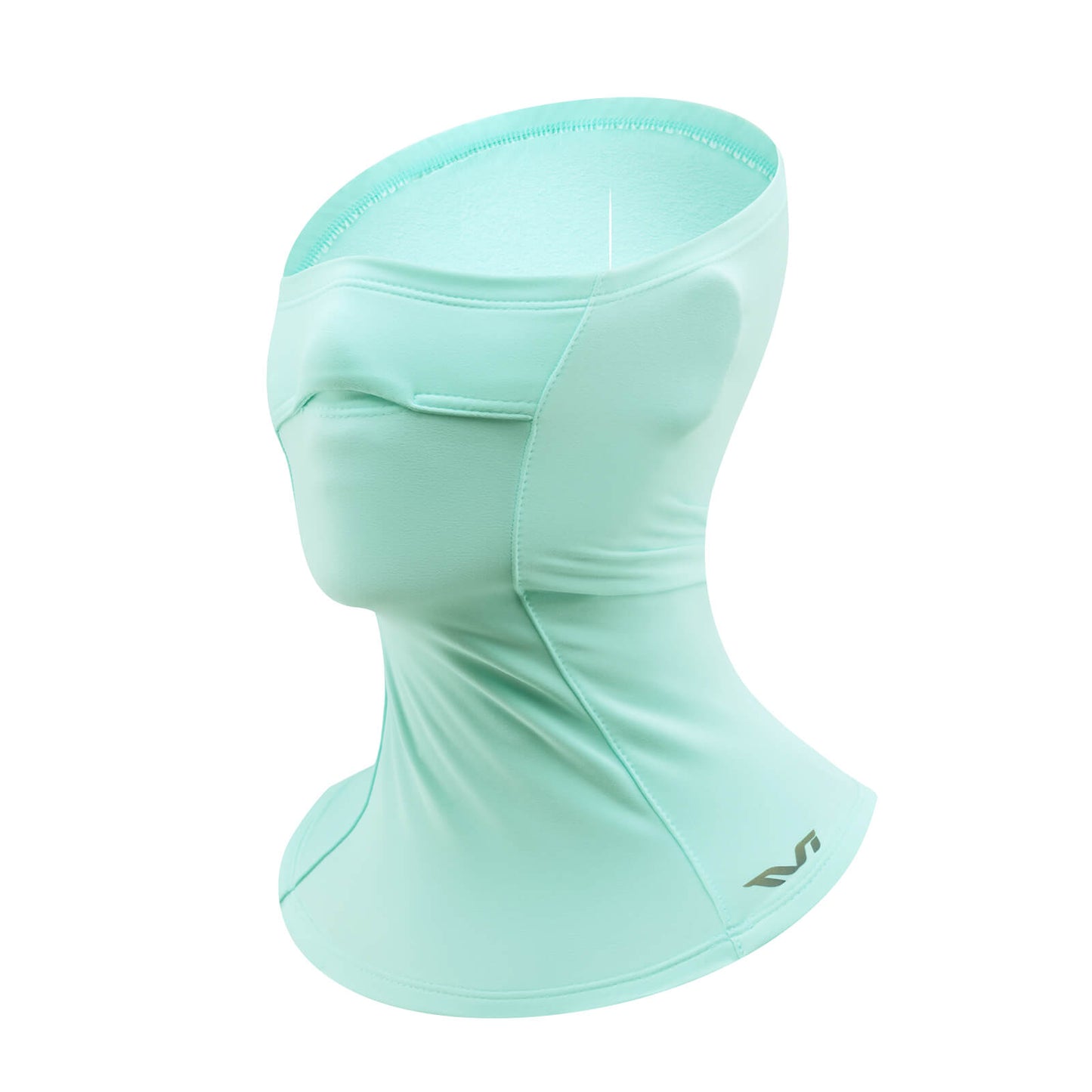 TVI Women's Balaclava with Ponytail Opening, Warm Green, ROCKBROS