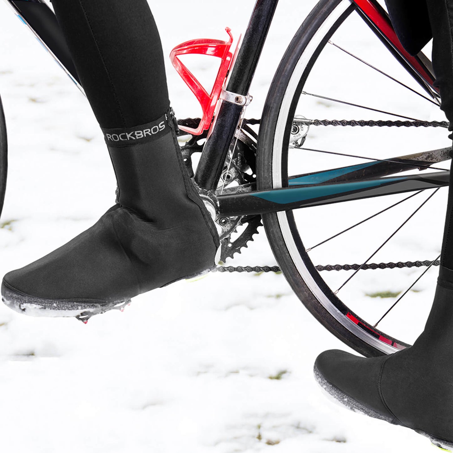 Water-repellent bicycle overshoes, windproof shoe covers, ROCKBROS