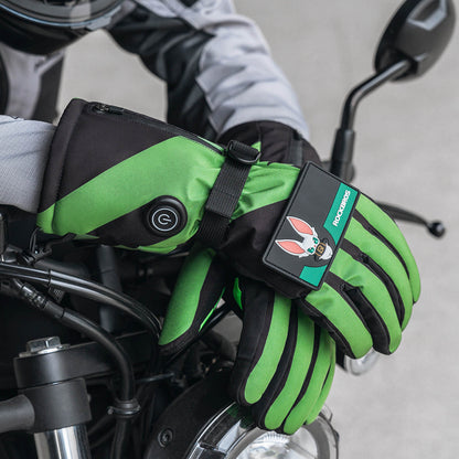Winter Heated Cycling Gloves, 3 Heat Settings, Sizes M-XL, ROCKBROS