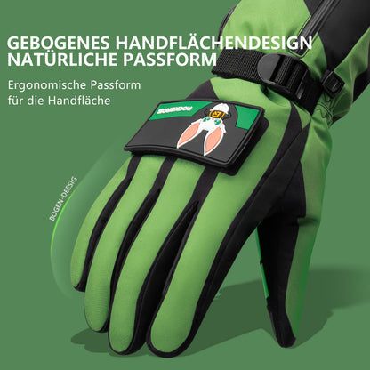 Winter Heated Cycling Gloves, 3 Heat Settings, Sizes M-XL, ROCKBROS