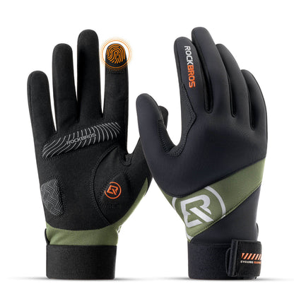 ROCKBROS Herbst Fahrradhandschuhe Touchscreen-fähig