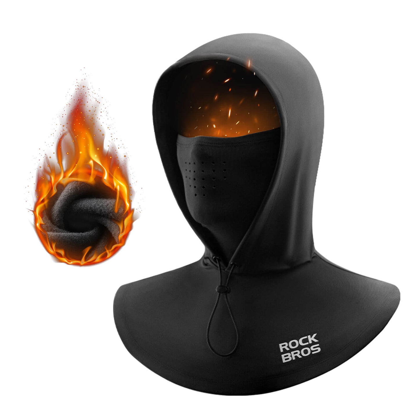 Winter balaclava face mask, warm windproof balaclava for men and women, ROCKBROS