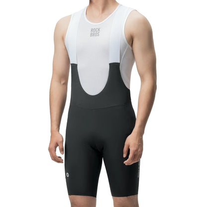 ROCKBROS Radlerhose Herren Gepolstert, Fahrradhose Kurz, Bib Shorts mit Träger, Radsport Trägerhosen